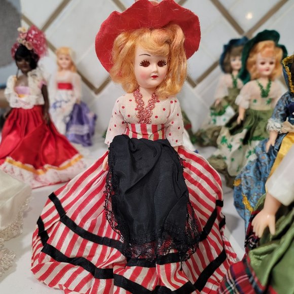 Alco dolls of the world set of 10. various conditions very ornate and pretty - Picture 12 of 16